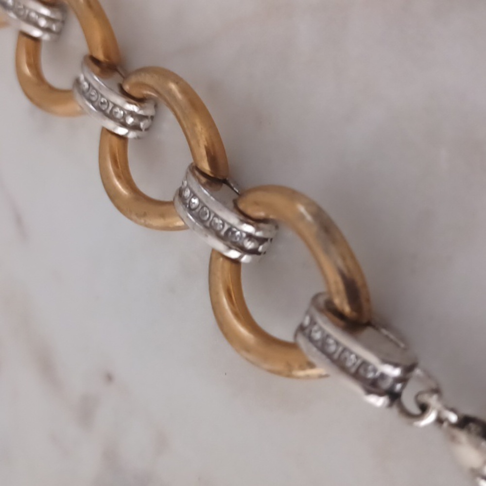 ❤️ Brighton Gold, Silver & Crystal Bracelet - Picture 4 of 5